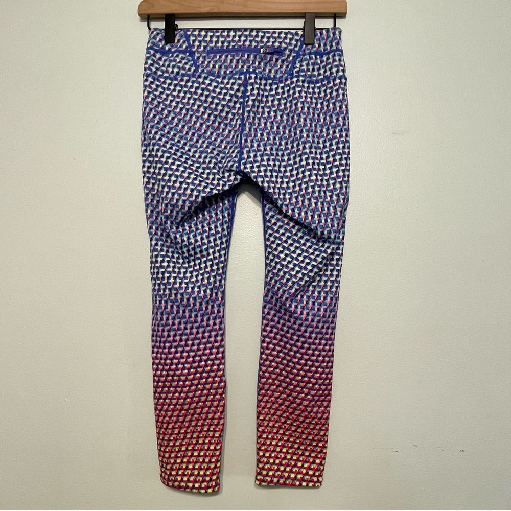 Athleta Multicolor Geometric Patterned Leggings S… - image 3